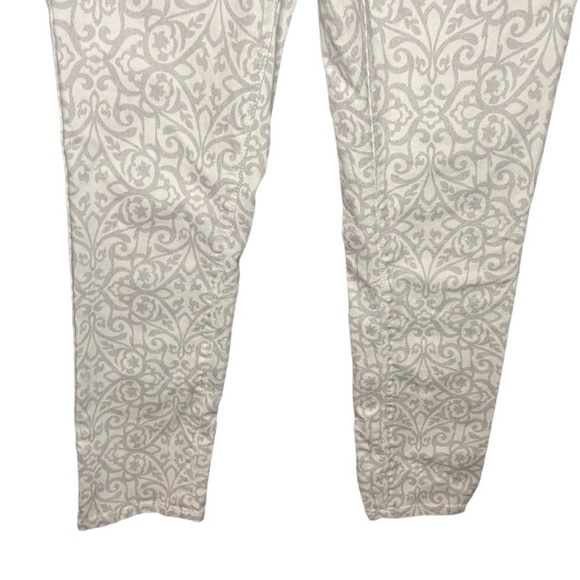 WHBM White House Black Market Scroll Print Slim Ankle Jeans - Picture 5 of 9